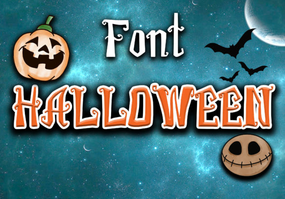 Halloween Font by sakwarin art