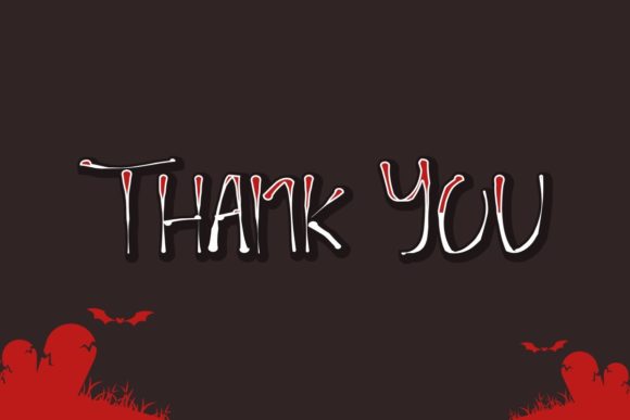 Horror Type Font font preview - 5