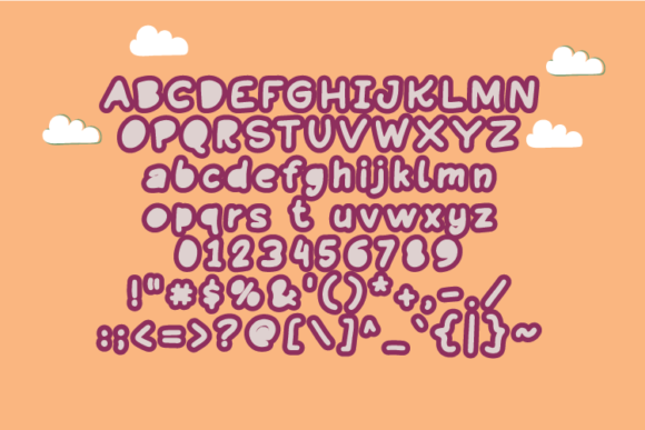 Kornelove Font PNG with transparent background - Preview 1