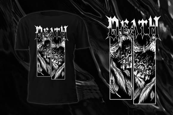 Mask Death Font PNG with transparent background - Preview 3