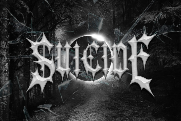 Mask Death Font PNG with transparent background - Preview 4