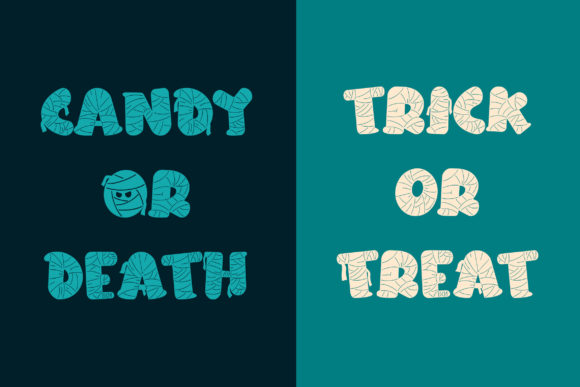 Mummy Sleep Font PNG with transparent background - Preview 5