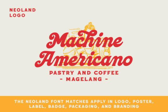 Neoland Font PNG with transparent background - Preview 3