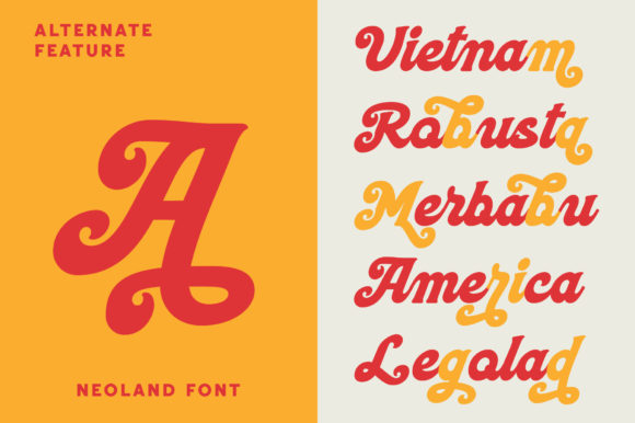 Neoland Font PNG with transparent background - Preview 6