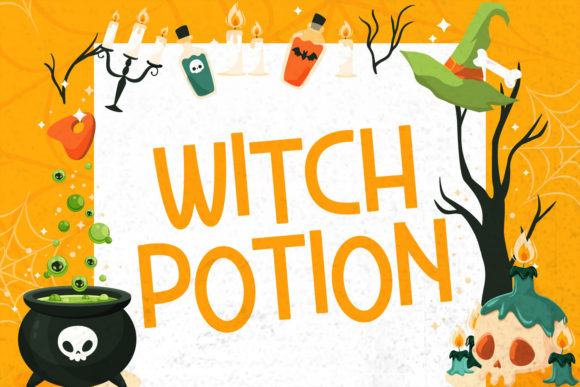 Pumpkin Party Font PNG with transparent background - Preview 2