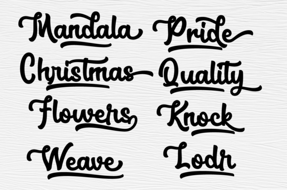 Quenn Rachaell Font PNG with transparent background - Preview 6