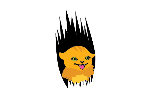 Cat Ripping a Tshirt SVG Cut file by Creative Fabrica Crafts · Creative ...