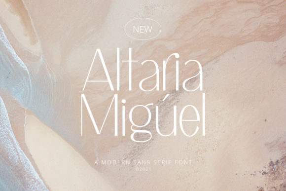 Altaria Miguel Sans Serif Font By Rillatype