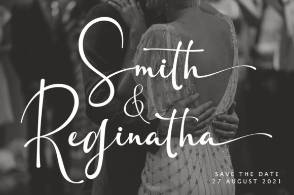 Aunther Signature Font - Preview 3
