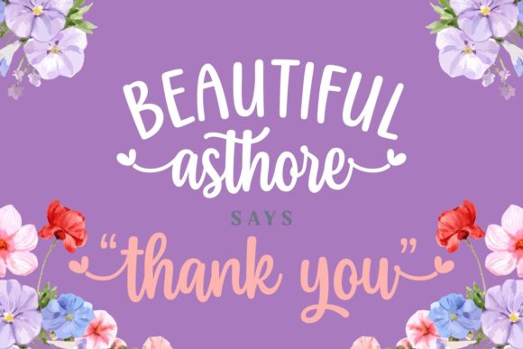 Beautiful Asthore Font - Preview 4