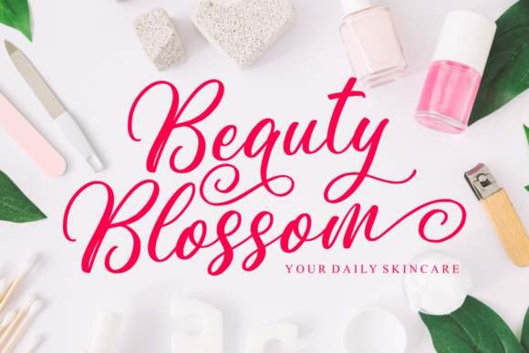 Beauty Angelia Font - Preview 1
