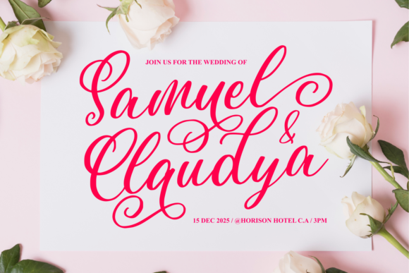 Beauty Angelia Font - Preview 3