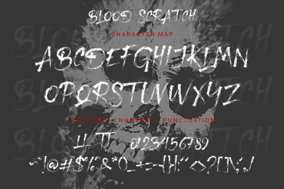 Blood Scratch Font - Preview 6
