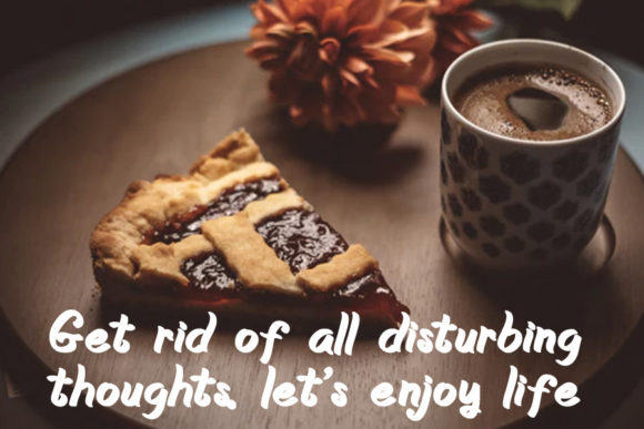 Chocolate Coffee Font PNG with transparent background - Preview 2