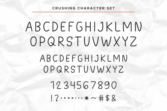 Crushing Duo Font - Preview 3