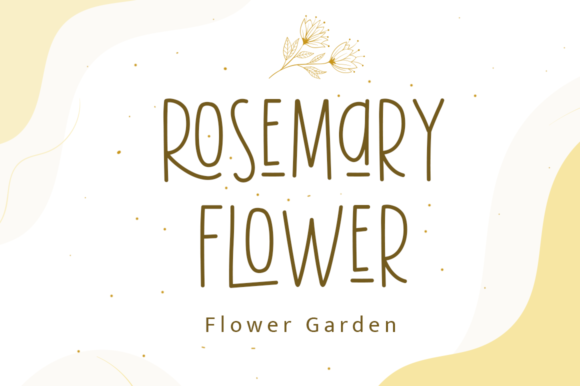 Flower Dream Font - Preview 1