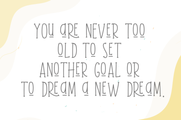 Flower Dream Font - Preview 2