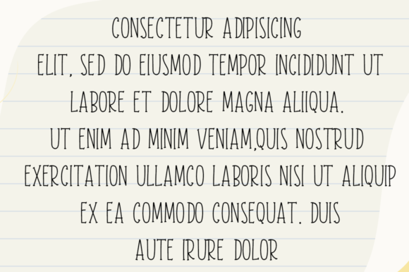 Flower Dream Font - Preview 3