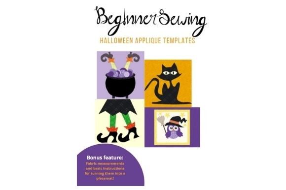 Halloween Sewing Applique Templates