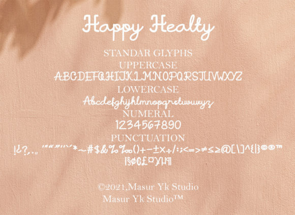 Happy Healthy Font Font - Preview 3