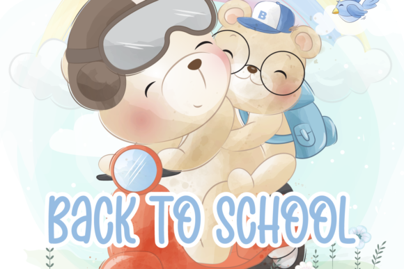 Homeschool Summer Font PNG with transparent background - Preview 1