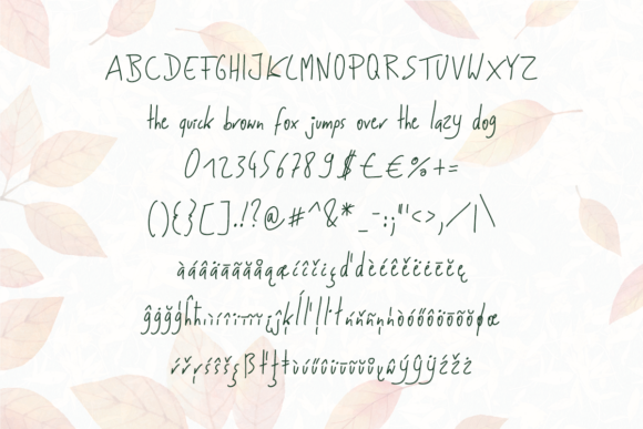 Jakob's Handwriting 2 Font PNG with transparent background - Preview 1