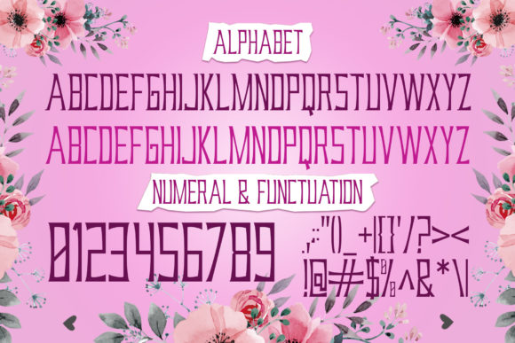 Lisna Monic Font PNG with transparent background - Preview 1