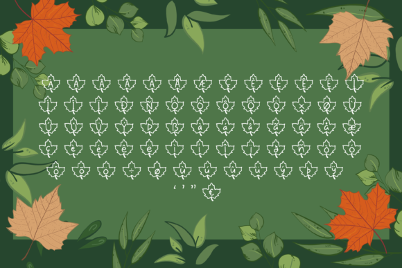 Maples Font PNG with transparent background - Preview 2