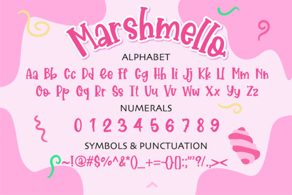 Marshmello Font PNG with transparent background - Preview 1