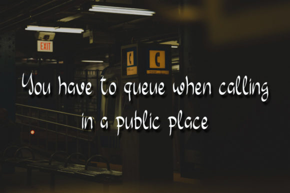 Payphone Font PNG with transparent background - Preview 1