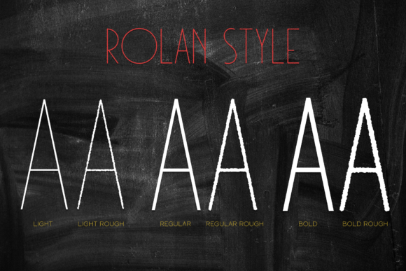Rolan Font PNG with transparent background - Preview 2