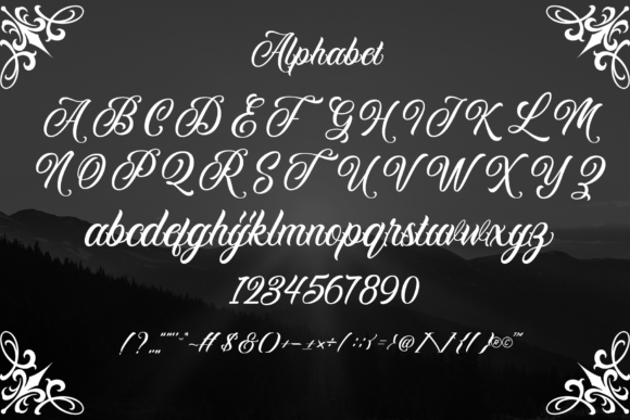 Rortves Font PNG with transparent background - Preview 2