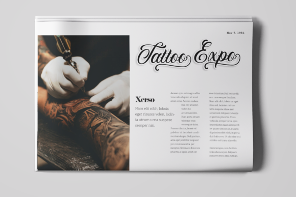 Rortves Font PNG with transparent background - Preview 1