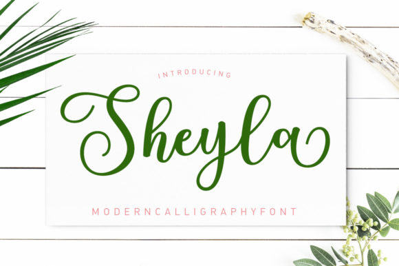 Sheyla Script Fuentes Caligráficas Fuente Por gloow studio