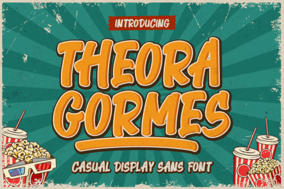 Theora Gormes Display Font By creakokunstudio
