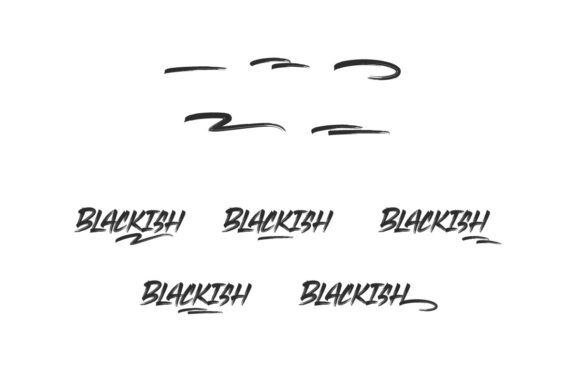 Blackish Font - Preview 6