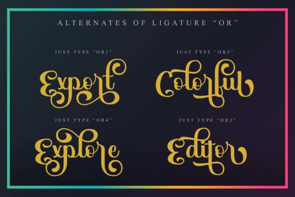 Bright Sunday Font - Preview 2