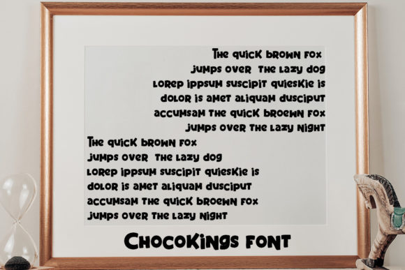 Chocokings Font PNG with transparent background - Preview 1
