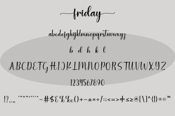Friday Font - Preview 4