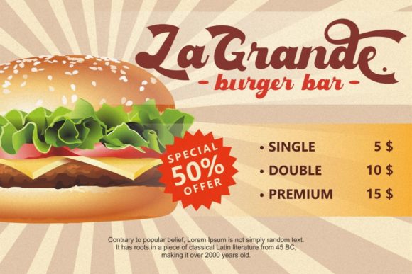 Grandtown Font - Preview 3