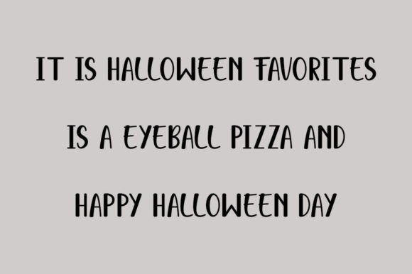 Halloween Costume Font - Preview 2