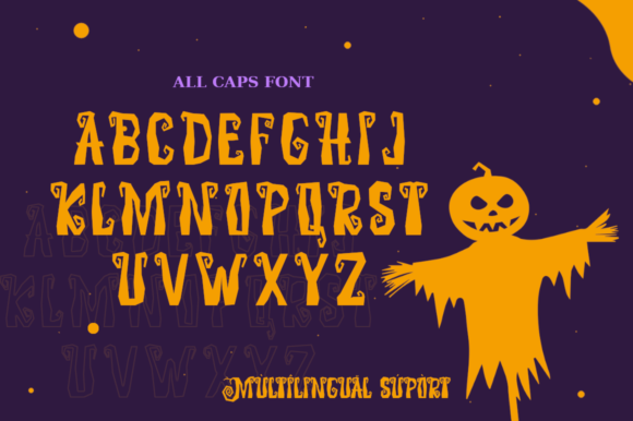 Heyloween Font PNG with transparent background - Preview 2