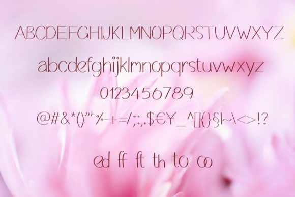 Katharine Font font preview - 5