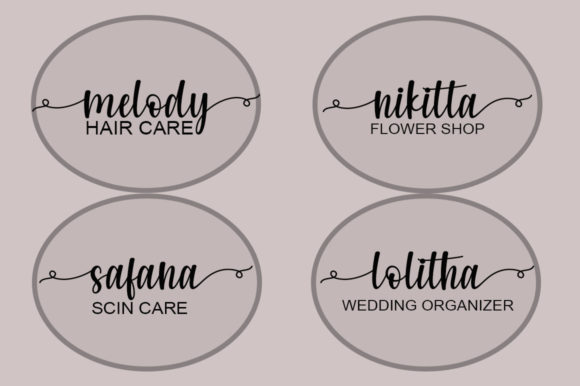 Kayladelifa Font PNG with transparent background - Preview 1