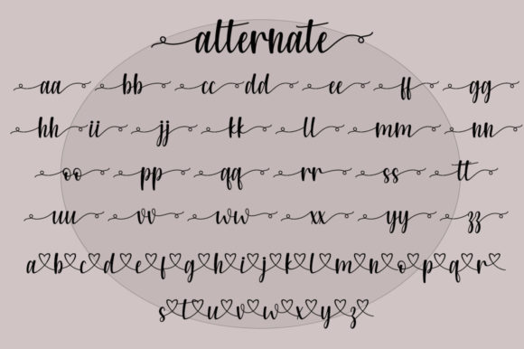 Kayladelifa Font PNG with transparent background - Preview 6