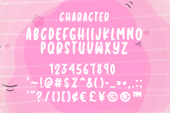 Little Dino Font PNG with transparent background - Preview 4