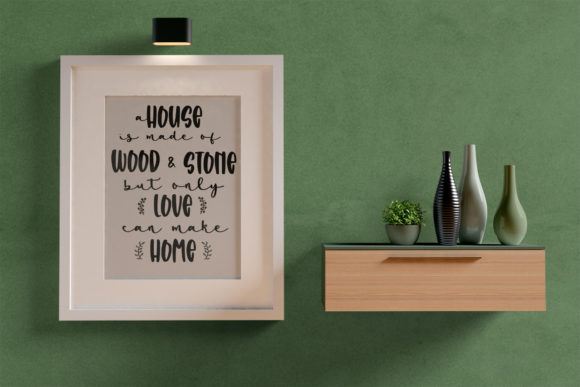 Mahogany Garden Font PNG with transparent background - Preview 4