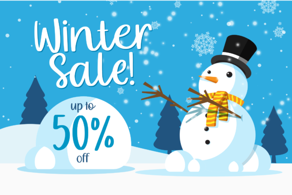 Mealky Winter Font PNG with transparent background - Preview 4