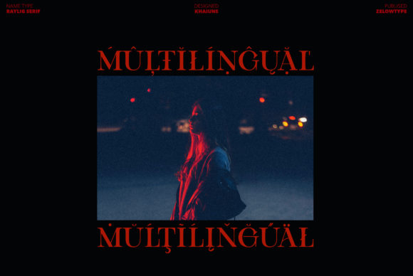 Raylig Bold Font PNG with transparent background - Preview 5