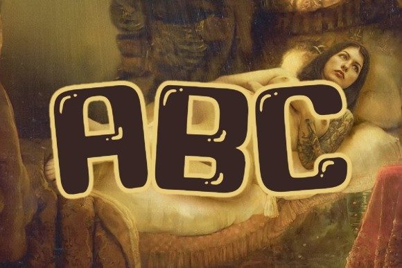 Remake Font PNG with transparent background - Preview 1